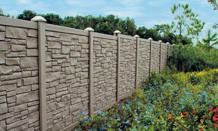 com brick stone fence